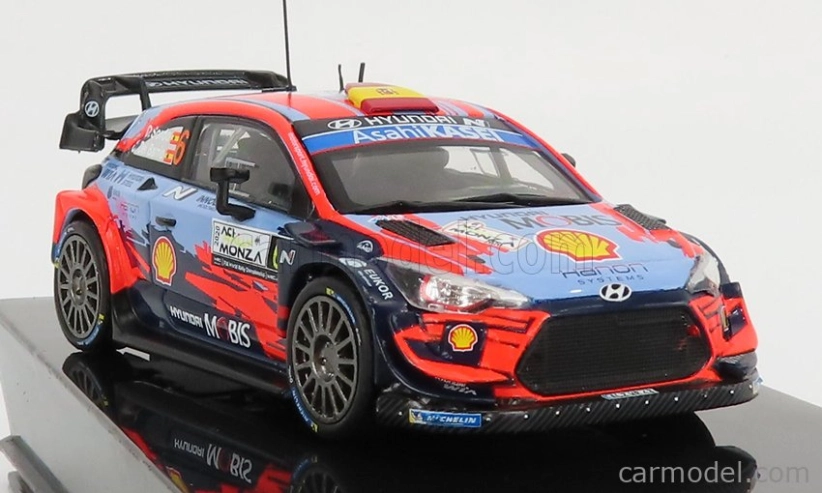 Ixo-models Hyundai I20 Wrc Coupe Team Shell Mobis N 6 Rally Monza 2020 D.sordo - C.del Barrio 1:43 Svetlo modrá červená čierna