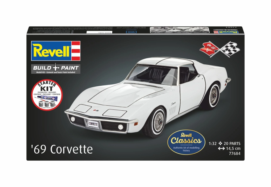 Starter Kit auto 77684 - Corvette C3 (1:32)