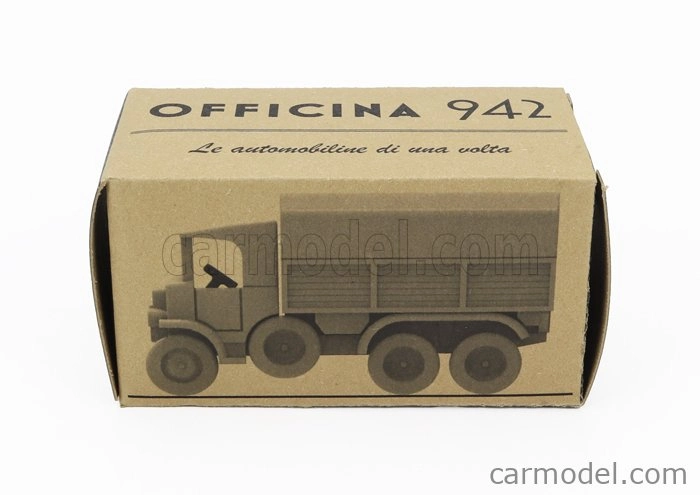 Officina-942 Fiat Spa Dovunque 35 Truck 3-assi 1935 1:76 Vojenská zelená