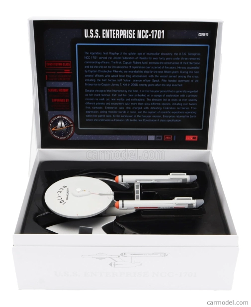Corgi Star trek U.s.s. Enterprise Ncc-1701 - I. séria 1:2000 Svetlosivá