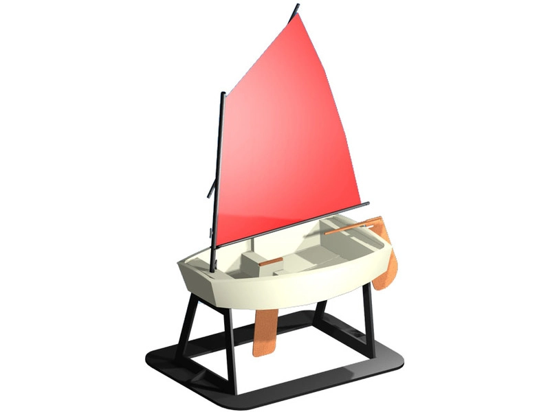 RC stavebnice Krick Optimist plachetnice kit
