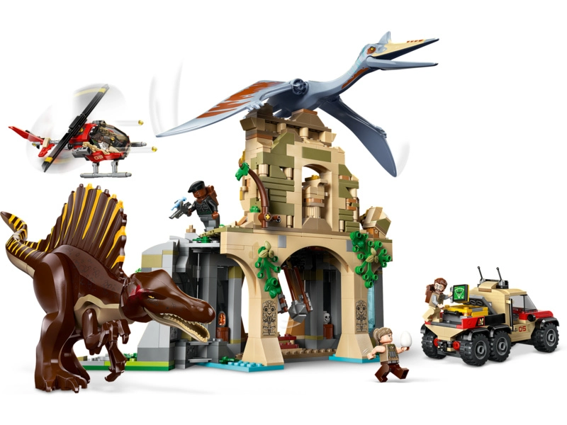 LEGO Jurský svet - Letecká misia so Spinosaurom a Quetzalcoatlom
