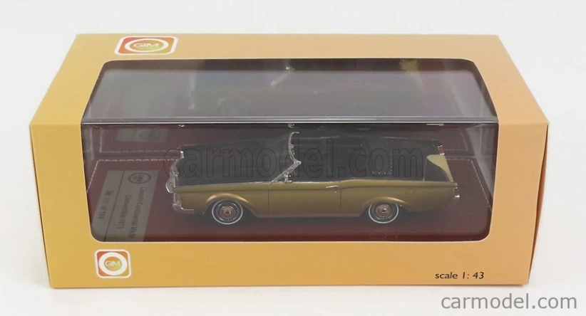 Great-iconic-models Lincoln Continental Mark Iii Convertible 1971 1:43 Černé Zlato
