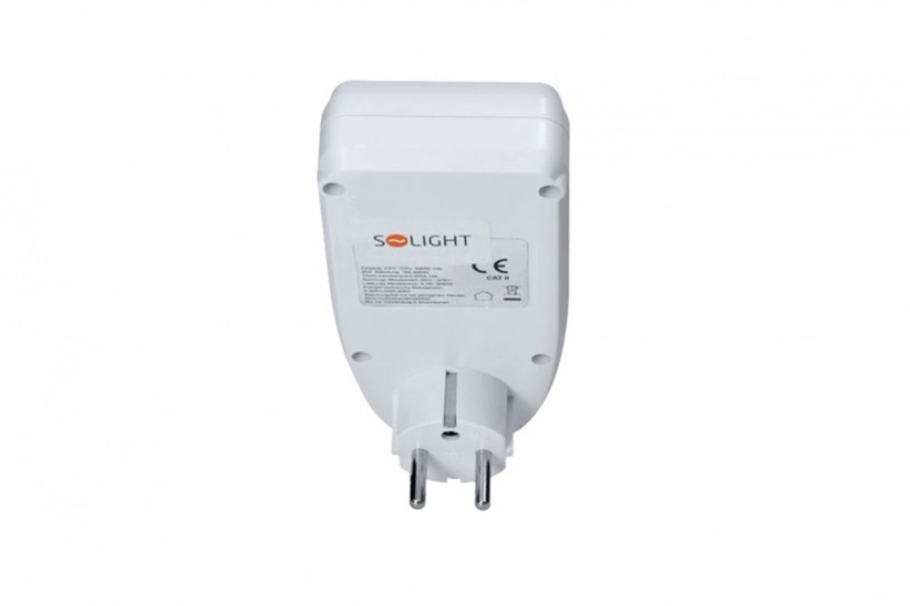 Solight digitální měřič spotřeby el. energie, velký displej