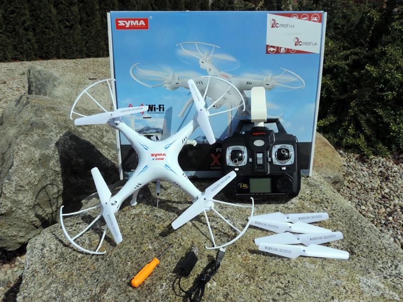 Dron Syma X5SW PRO, bílá