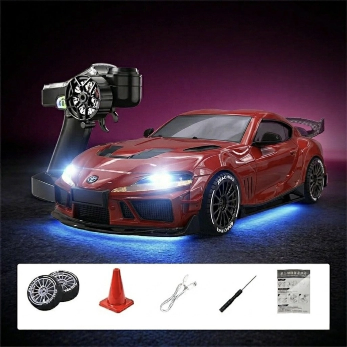 Toyota Supra Drift/Race 1:43 4WD RTR red