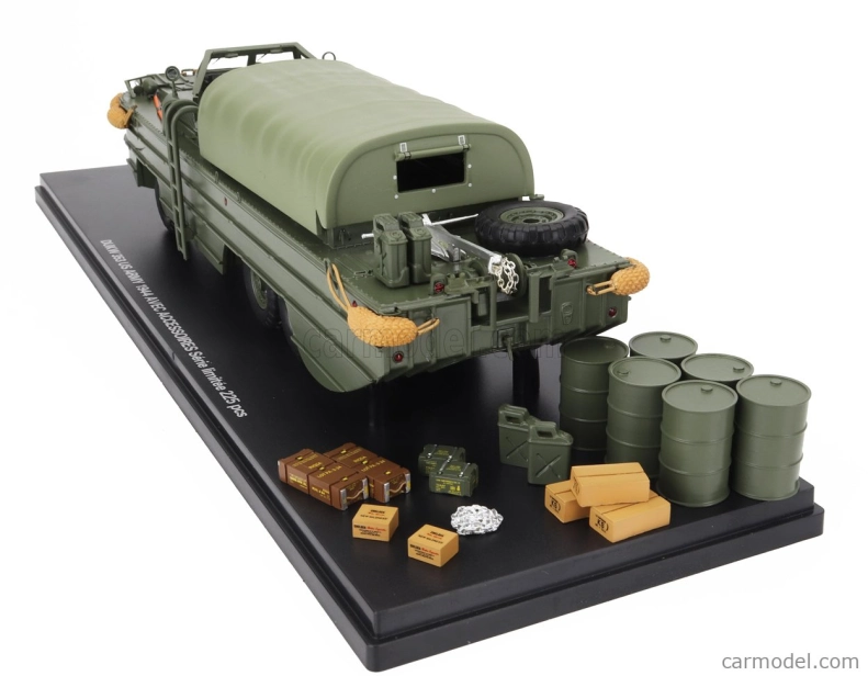 Perfex GMC Dukw Cckw 353 Truck Boat Usa Army With Accessories Anfibio Gommato 3-assi 1944 1:43 Vojenská Zelená