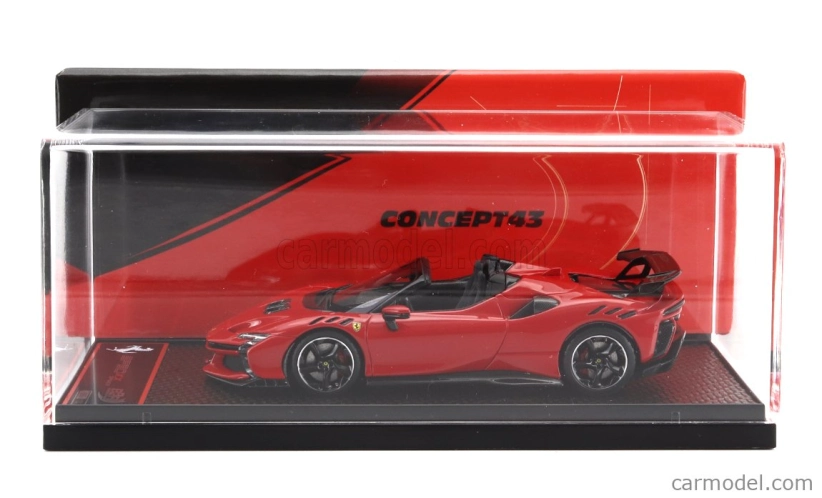 Bbr-models Ferrari Sf90 Xx Stradale Spider 2024 1:43 Rosso Corsa 322 - červená čierna