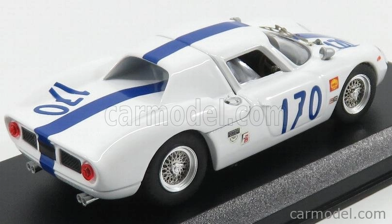 Najlepší model Ferrari 250lm Coupe N 170 Targa Florio 1966 Swanson - Ennis 1:43 White