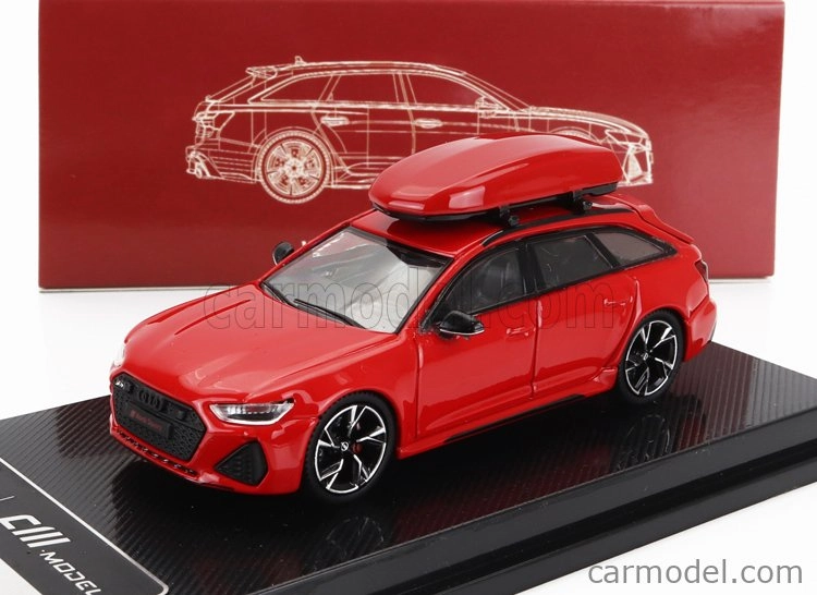 Cm-models Audi A6 Rs6 Avant C8 Sw Station Wagon 2021 1:64 Red