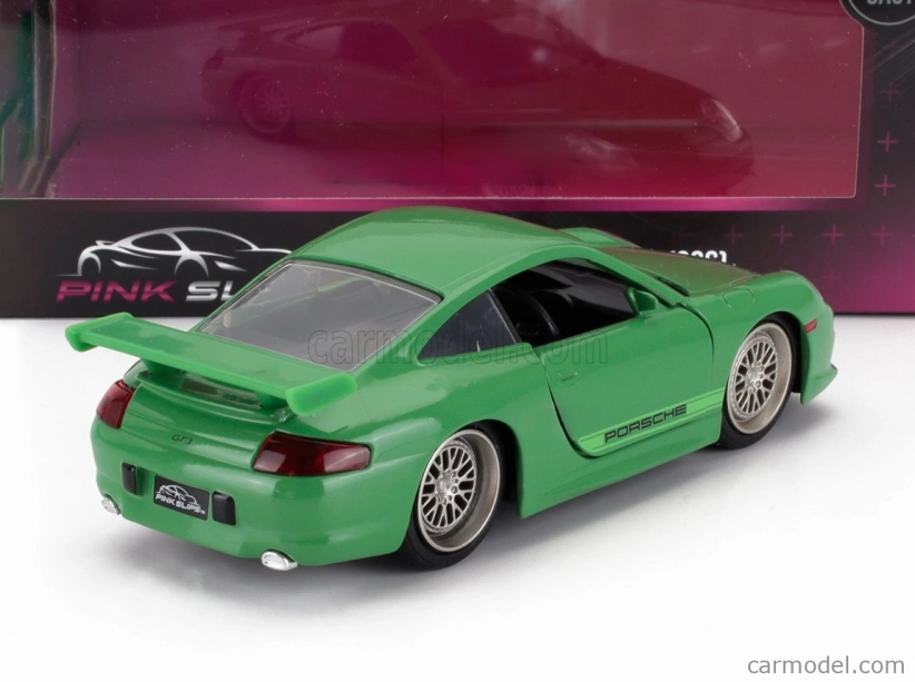 Jada Porsche 911 996 Gt3 Coupe 1999 1:32 Zelená
