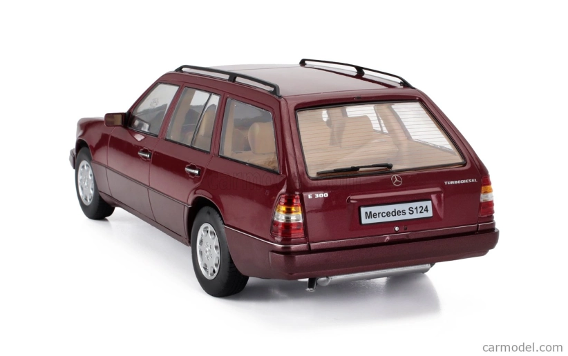 Triple9 Mercedes benz triedy E (s124) T-model Sw Station Wagon 1995 1:18 Almandine Red