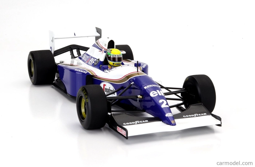Minichamps Williams F1 Fw16 Team Rothmans Renault N 2 San Marino Gp Dirty Version 1994 Ayrton Senna 1:18 Blue White