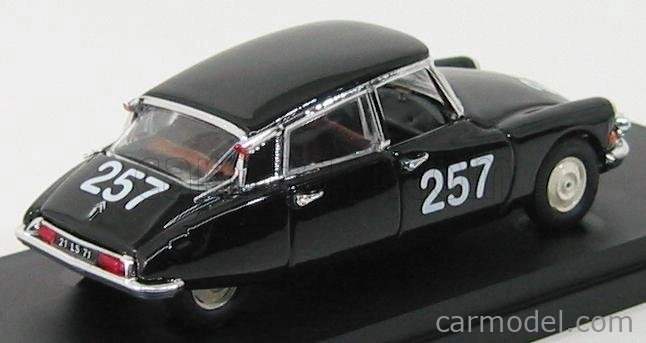 Rio-models Citroen Ds19 N 257 Mille Miglia 1957 About - Bourillot 1:43 Black