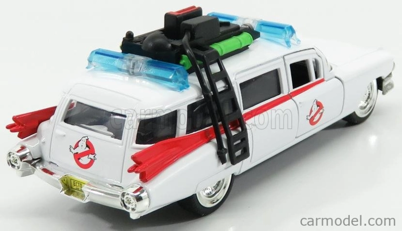 Jada Cadillac Series-62 Ecto-1 Ghostbusters 1 1984 1:32 Biela červená