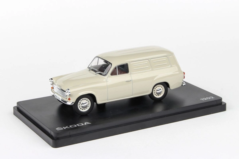 Abrex Škoda 1202 dodávka (1965) 1:43 – sivá