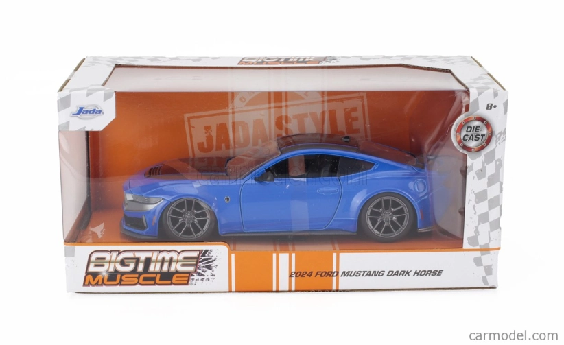 Jada Ford usa Mustang Dark Horse Coupe 2024 1:24 Bluette