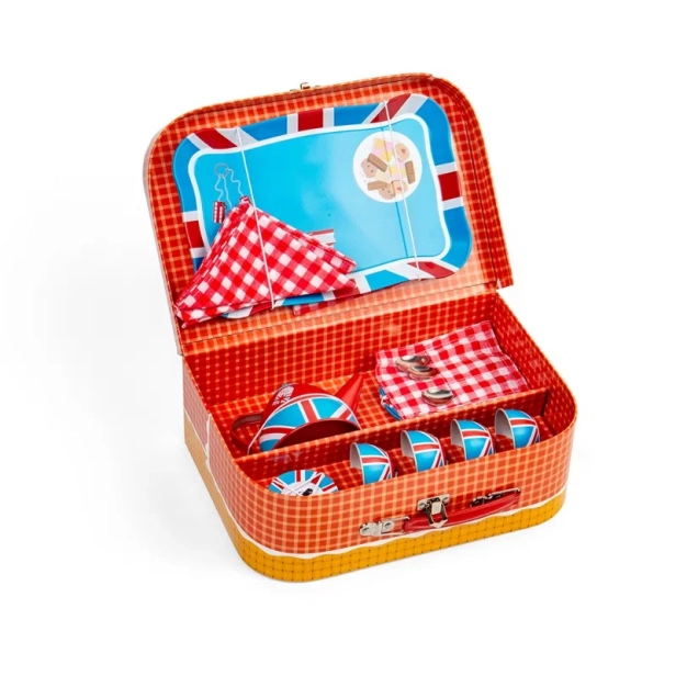 Bigjigs Toys Čajová sada v kufříku Londýn