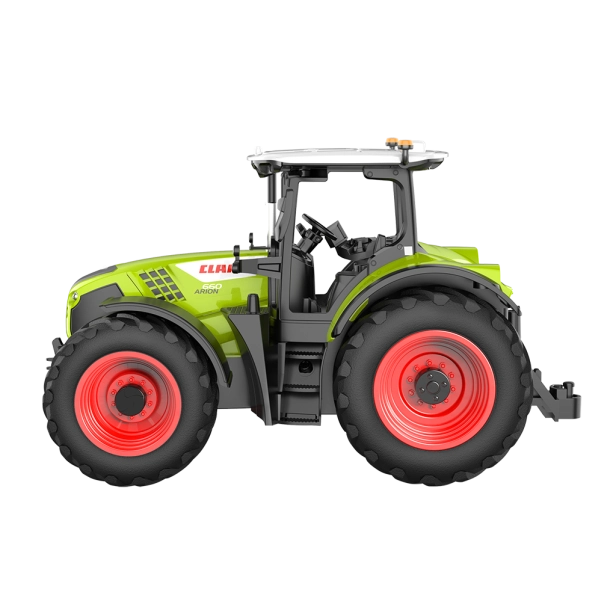 RC traktor Claas Arion 660 s prívesom pre zvieratá 1:24