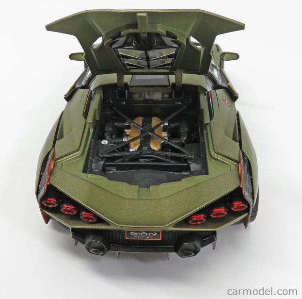 Bburago Lamborghini Sian Fkp 37 Hybrid 2020 1:18 Verde Gea – zelená met