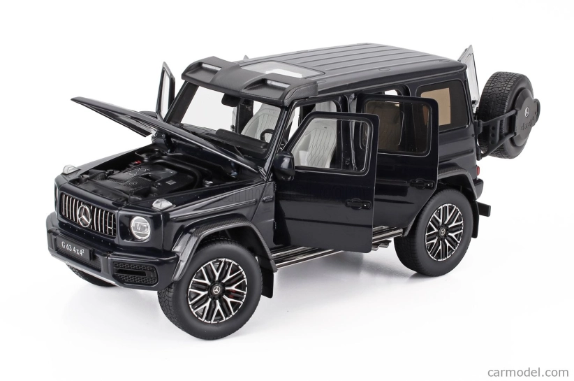 I-scale Mercedes benz G-class G63 Amg V8 Biturbo 4x4 (w463) 2022 1:18 Tmavě Modrá