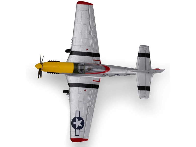 RC letadlo E-flite P-51D Mustang 0.49m Detroit Miss SAFE Select BNF Basic