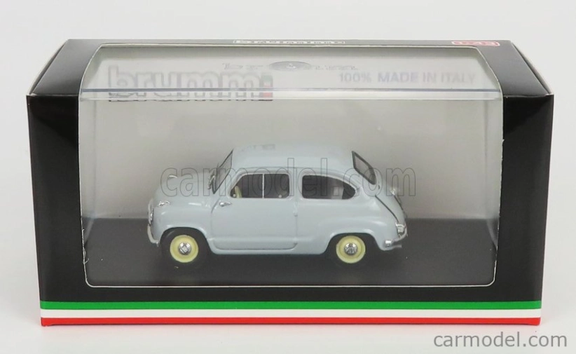 Brumm Fiat 600 Berlina I Series 1955 1:43 Grigio Perla - svetlosivá