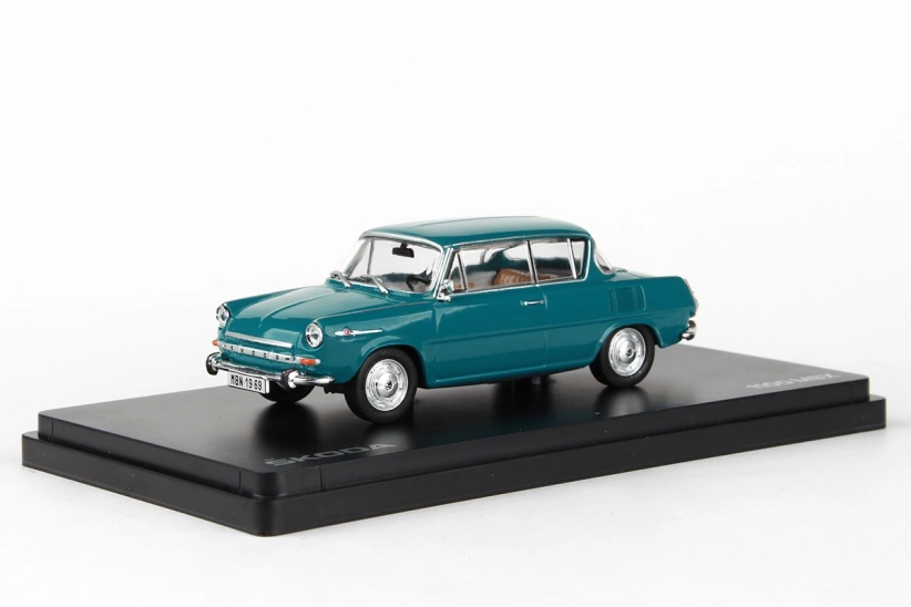 Abrex Škoda 1100MBX (1969) 1:43 - modrozelená tmavá