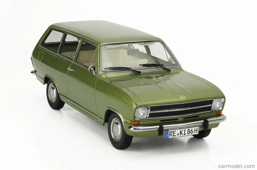 Touring modelcars Opel Kadett B Caravan Sw Station Wagon 1972 1:18 Lemon Green Met