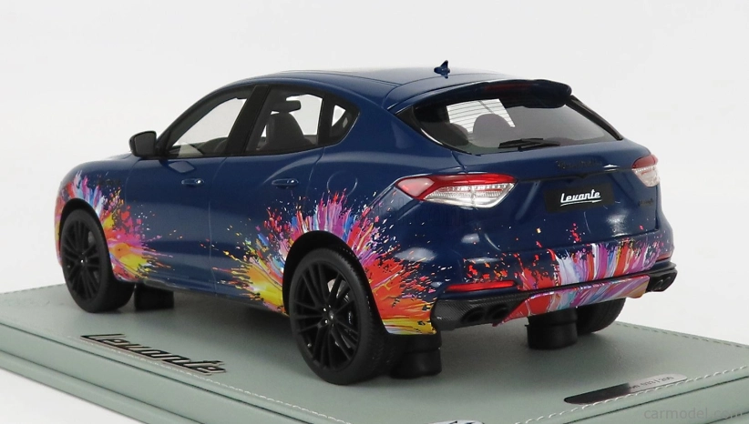 Bbr-models Maserati Levante Trofeo 2021 - Fuoriserie Edition - Con Vetrina - With Showcase 1:18 Blue