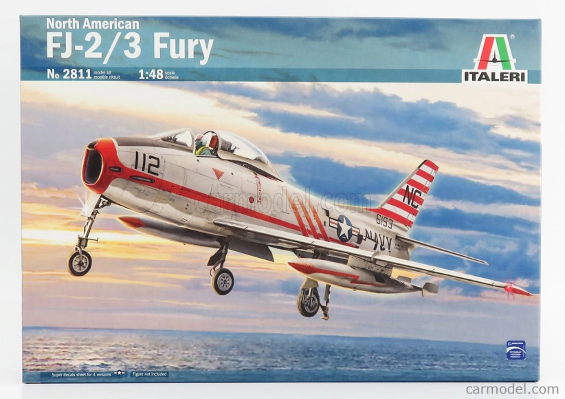 Italeri North american Fury Fj-2/3 Airplane Military 1960 1:48 /