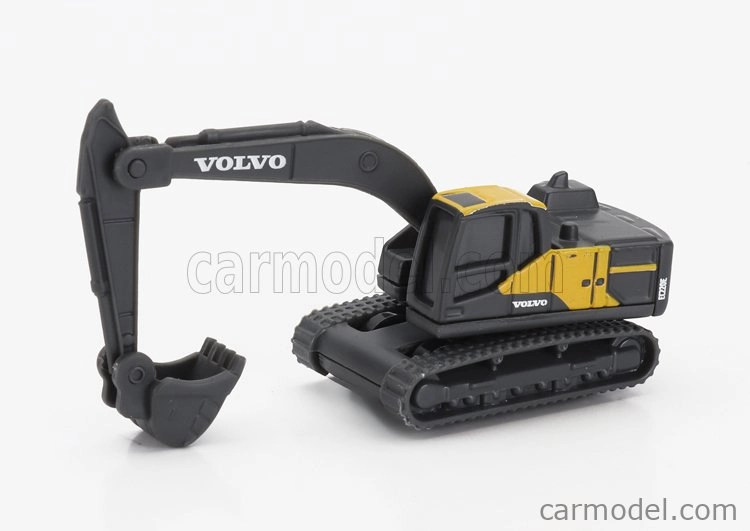Maisto Volvo Fh16 Xl 750 Truck Pianale Trasporto Ec220e Escavatore Cingolato Excavator 1:64 čierna žltá