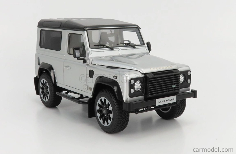 LCD model Land rover Defender 90 Works V8 70th Edition 2018 1:18 Silver