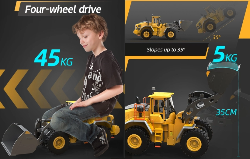 RC kolový nakladač Volvo L260H 1:16 | RCprofi.cz