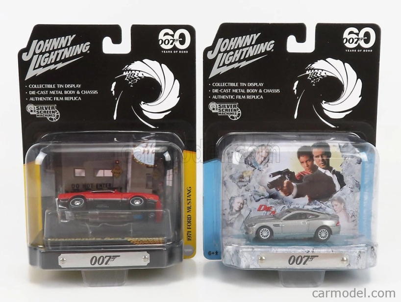 Johnny lightning Aston martin Set dvou modelů James Bond 007 1:64