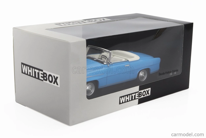 Whitebox Škoda Felicia Cabriolet otvorený 1959 1:24 svetlomodrá