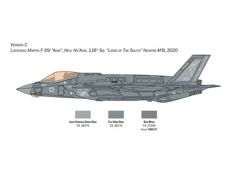 Italeri Lockheed F-35A Lightning II (Beast Mode) (1:72)