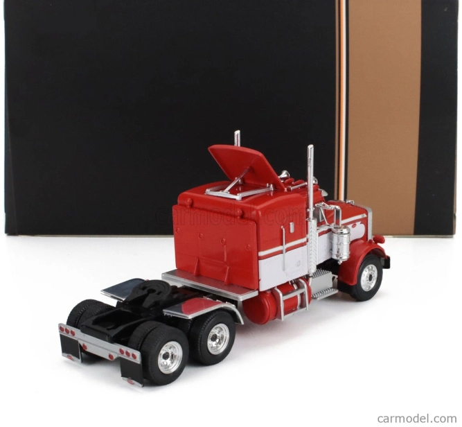 Ixo-models Peterbilt 359 Tractor Truck 3-assi 1973 1:64 Červená Bílá