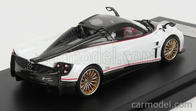 Lcd-model Pagani Huayra Roadster 2018 1:64 Bílá Perla