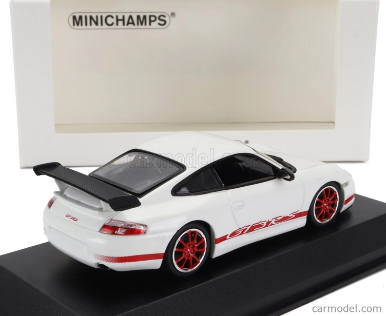 Minichamps Porsche 911 996 Gt3 Rs Coupe 2003 1:43 Bílá Červená
