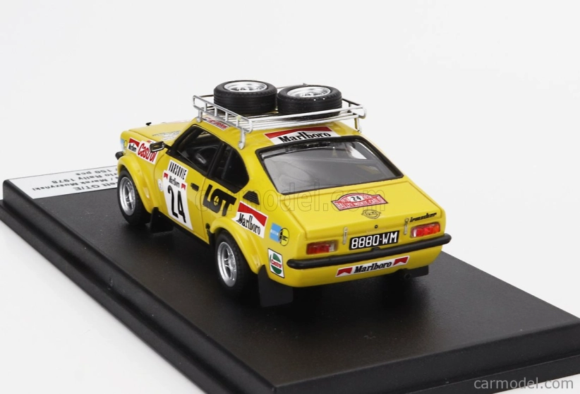 Trofeu Opel Kadett Gt/e (night Version) N 24 Rally Montecarlo 1978 Jerzy Landsberg - Marek Muszynski 1:43 Žlutá