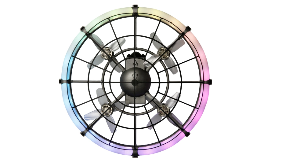 Dron M18 s kamerou a LED osvětleným ochranným kruhem RTF Brushless, gesta, FPV