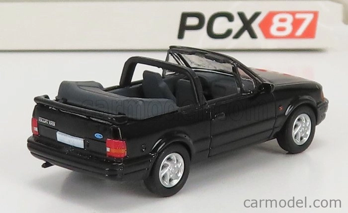 Premium classixxs Ford england Escort Mkiv Cabriolet Open 1986 1:87 Black
