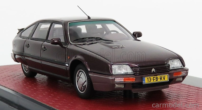 Modely v mierke Matrix Citroen Cx Gti Turbo Ii 1986 s obrázkom Jules D.rotterdam 1:43 Bordeaux