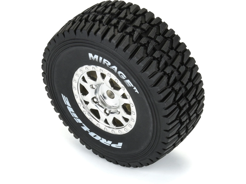 Pro-Line kolo 1:16, pneu Mirage TT, disk stříbrný 12mm (4): Mojave Grom