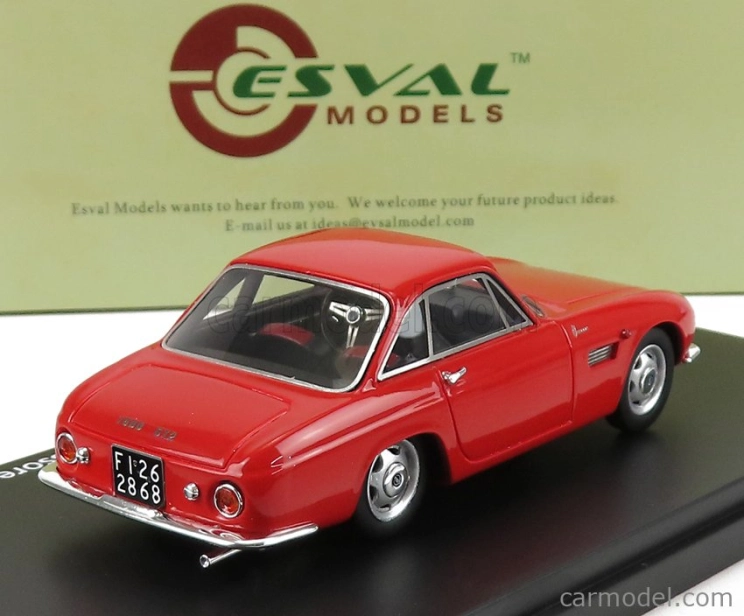 Esval model Osca 1600gt Fissore Coupe 1963 1:43 Červená