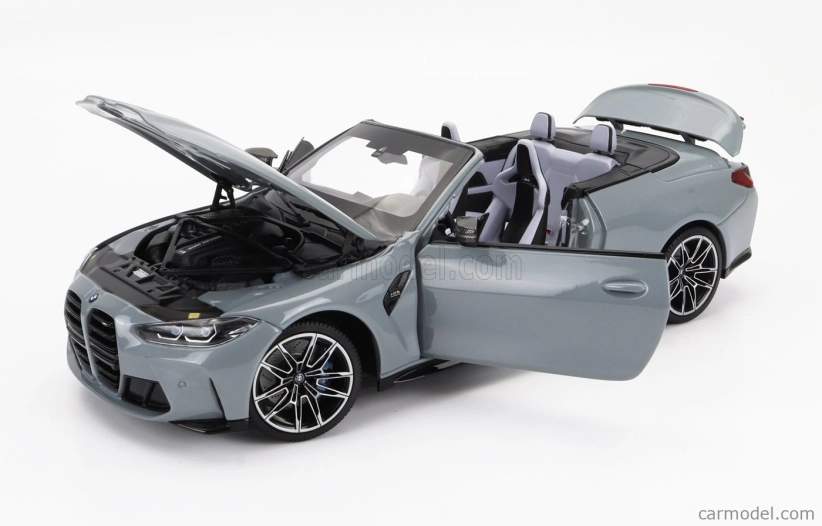Minichamps BMW radu 4 M4 (g83) Cabriolet 2020 1:18 Grey Met