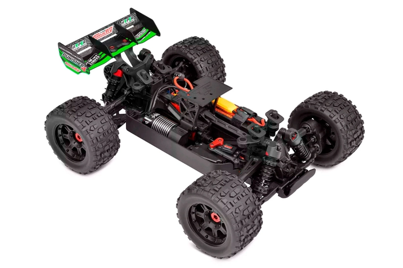 RC auto PUNISHER-4 Monster Truck 4WD 3-4S RTR, zelená