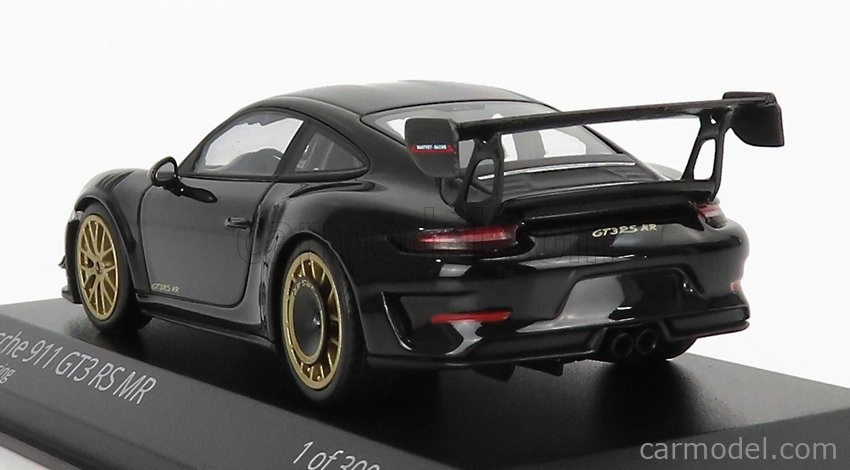 Minichamps Porsche 911 991-2 Gt3 Rs Mr Team Manthey Racing 2018 - Golden Rims 1:43 Black