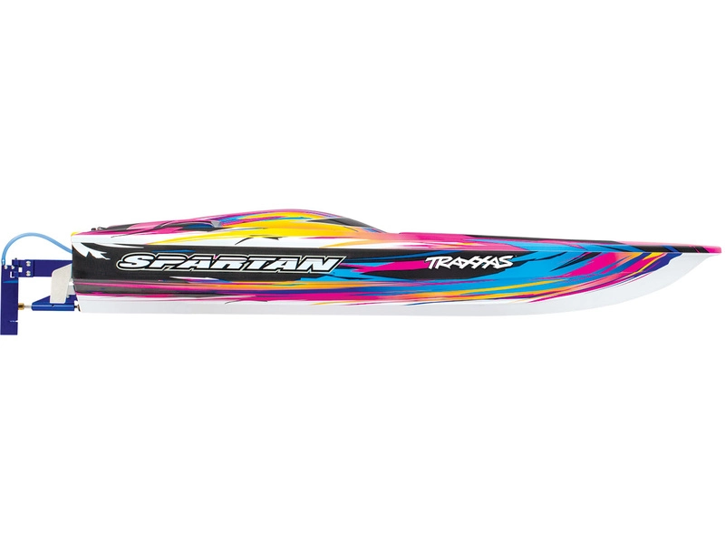 RC loď Traxxas Spartan TQi RTR, ružová